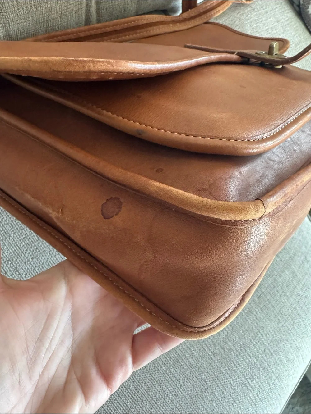 Project vintage coach metropolitan briefcase laptop leather messenger bag
